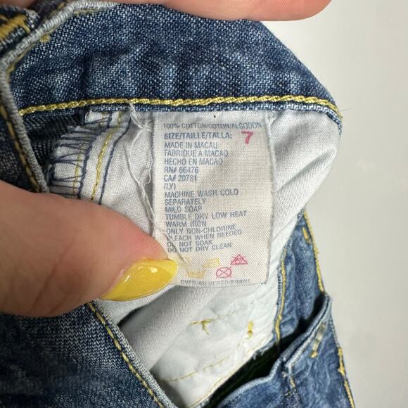 Tommy‎ Hilfiger Women's Vintage 90's Y2K High Rise 2" Inseam Denim Shorts Size 7 - Picture 8 of 8